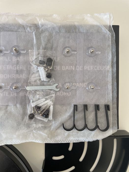 2 Prateleiras de canto Casa de Banho