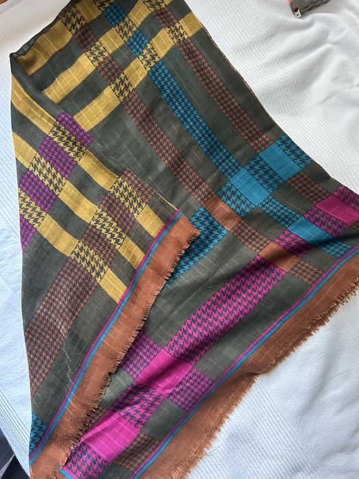 Oryginalna chusta oversize w stylu boho