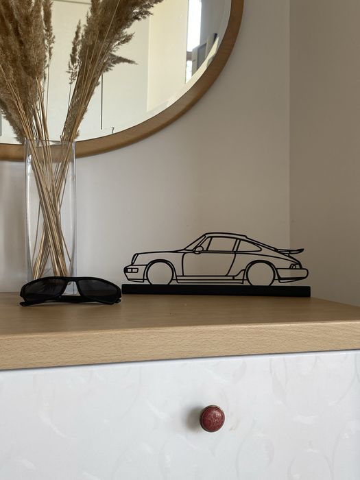 Металеві силуети Porsche, статуетка