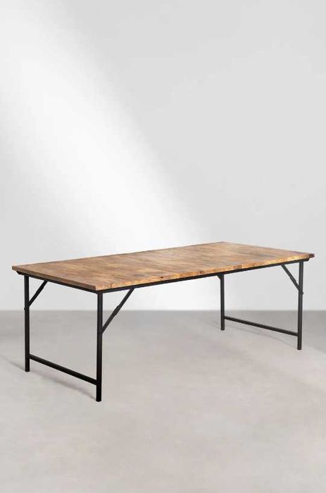 Rectangular Folding Dining Table – 200x100 cm