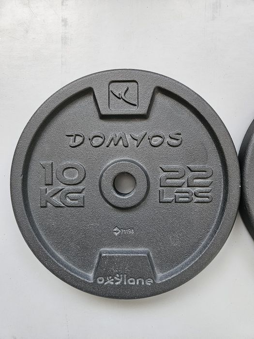 Talerze do treningu siłowego 2 × 10kg