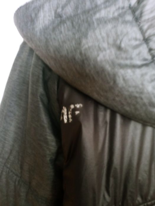 Kurtka meska 4F kaptur szara pikowana 2XL