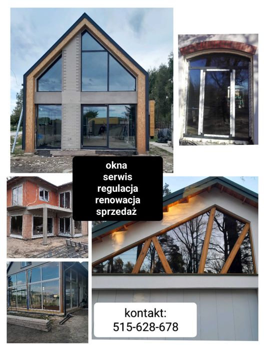 Serwis, renowacja, sprzedaż, montaż okien Piaseczno