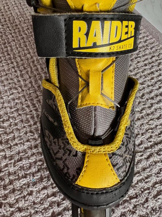 Rolki K2 Raider BOA dla najmłodszych S 29-34 Gray Yellow | Super stan | ProjektJunior.pl