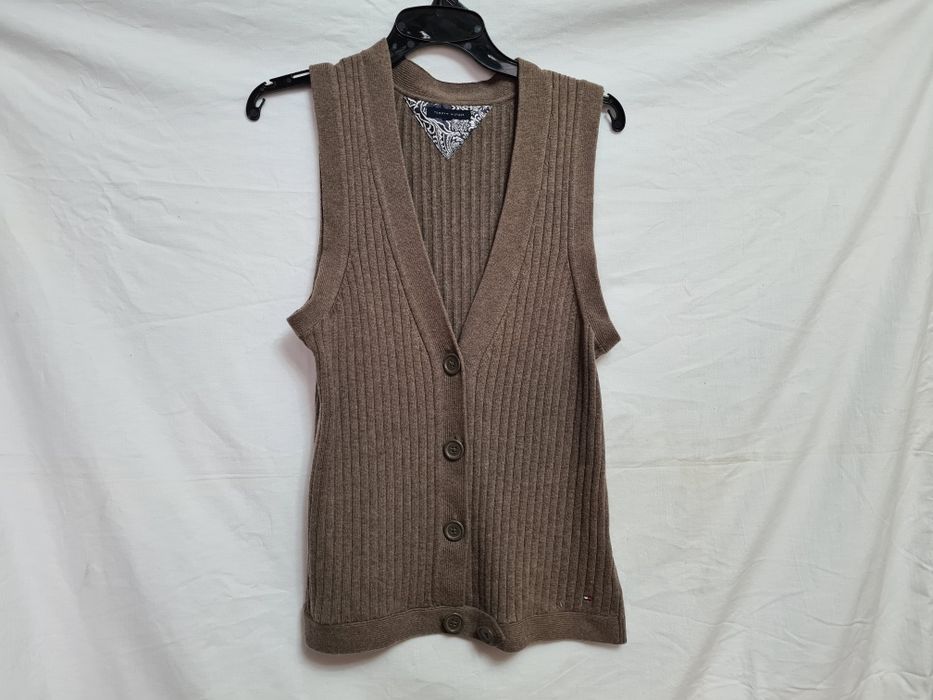 Kamizelka Tommy Hilfiger wełna wool oversize