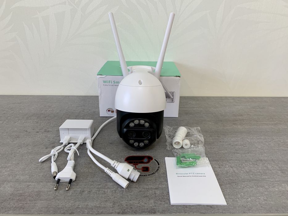 ХИТ ЗУМ 8Мп PTZ поворотная облачная wifi IP камера ICsee ONVIF Dahua