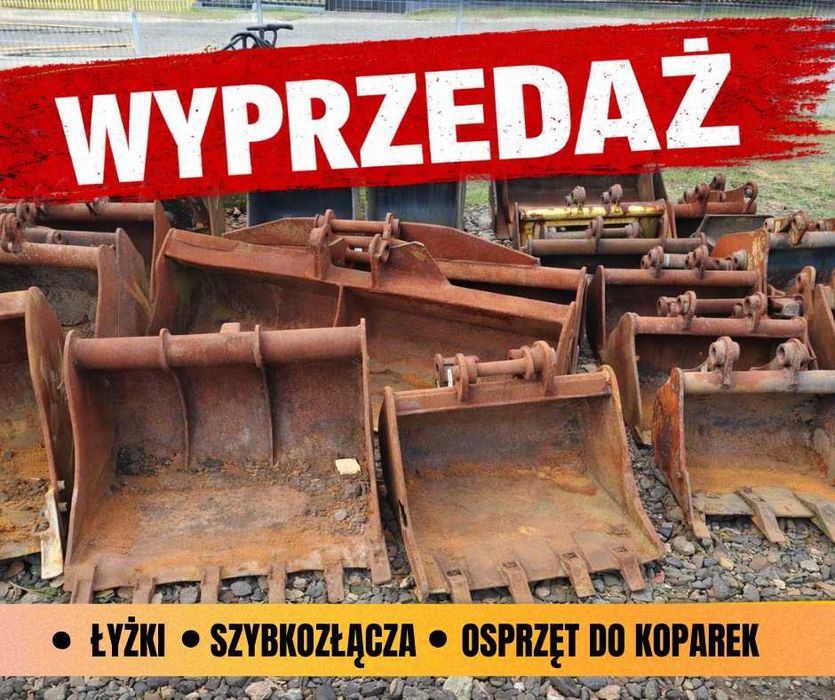 łyżka do minikoparki 2- 4t | skarpowa | kopiąca | WYPRZEDAŻ osprzętu