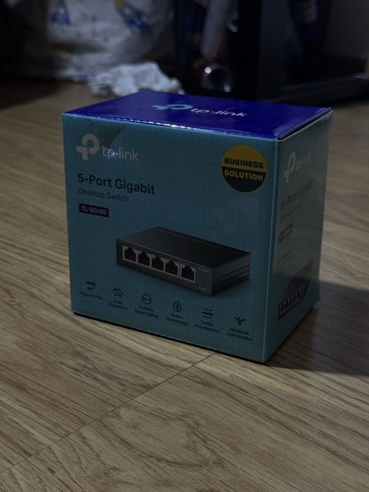 Switch TP-Link TL-SG105 5-Port Gigabit Desktop - Jak Nowy!