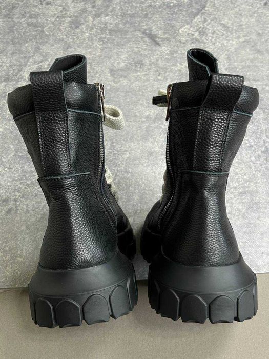 Черевики Rick Owens Bozo Tractor Jumbo Lace Boots боти чорні DRKSHDW
