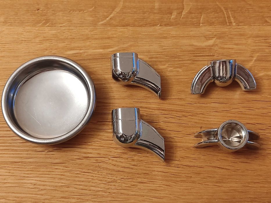 Сито, портафильтр, корзина 58mm Gaggia Saeco ручка холдера, носик