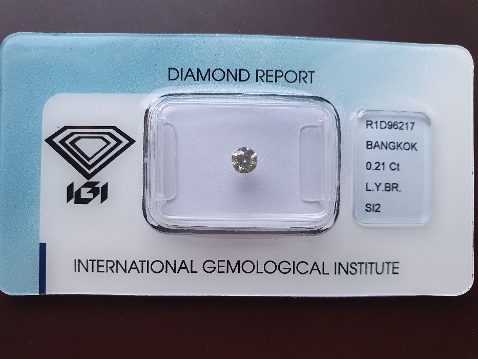 Diament Brylant 0,21 Carat CERTYFIKAT IGI TANIO! Pierścionek