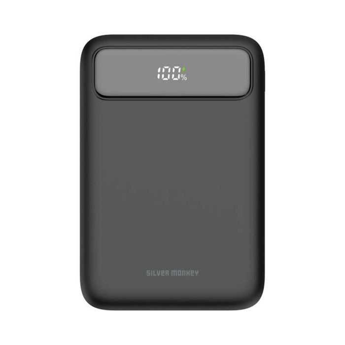 Powerbank Silver Monkey 10000 mAh czarny (6877)