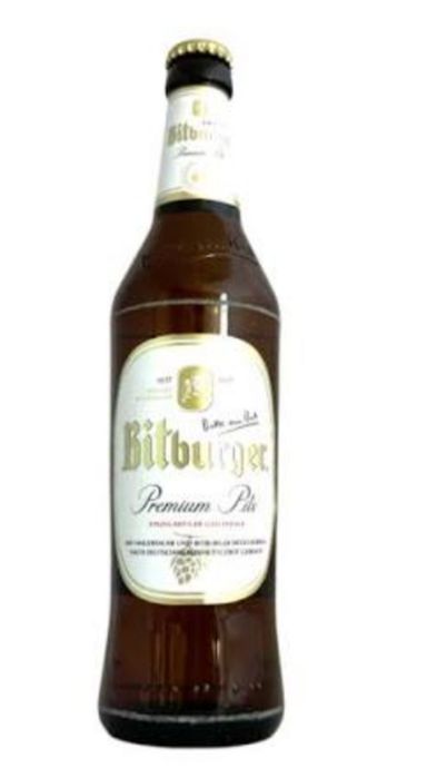 Cerveja alemã Bitburger Premium Pils 50cl
