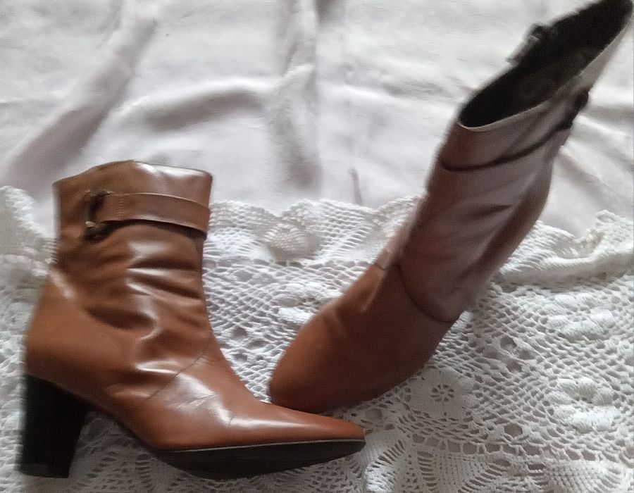 Ботинки кожа,р37-.38  ,