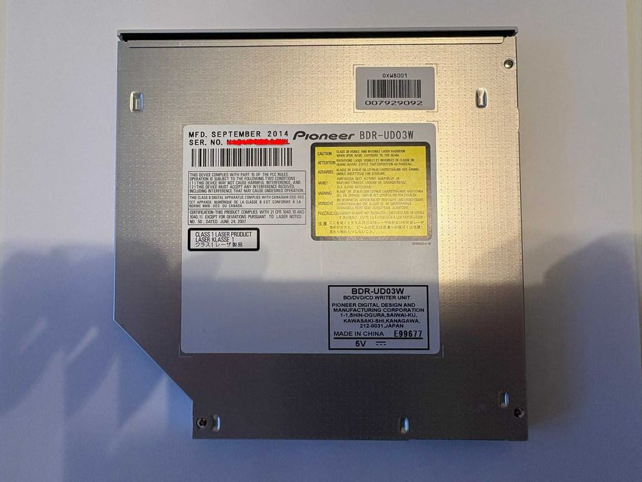 [NOWA] nagrywarka Blu-Ray PIONEER BDR-UD04 MakeMKV 4K / UHD