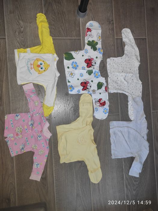 Боди Человечек распашонка Комплект одежды для новорожденных