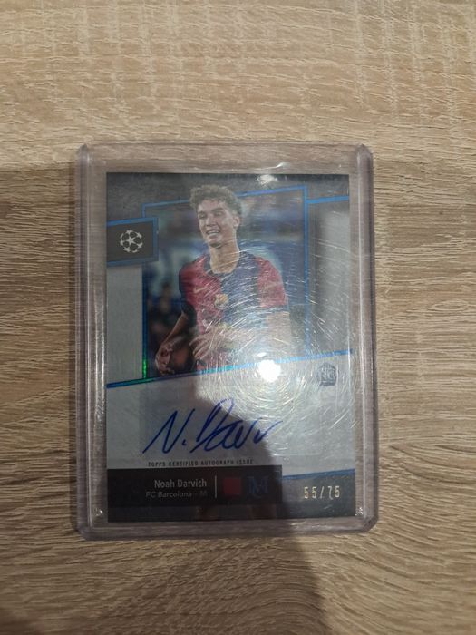 Autograf Noah Darvich z numeracją do /75.