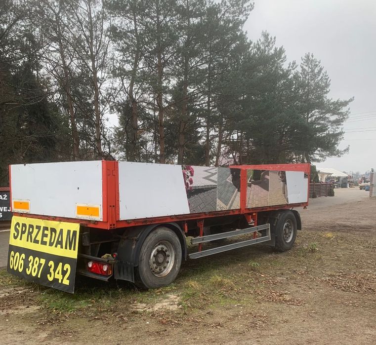 Przyczepa ciężarowa 14t ładowności