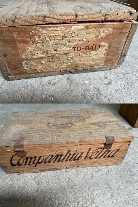 Caixas de vinhos muito antigas