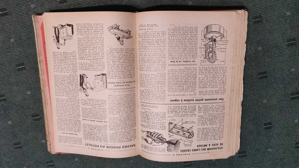 12 Revistas antigas de Bricolage TOUT LE SYSTEME "D" - 1951