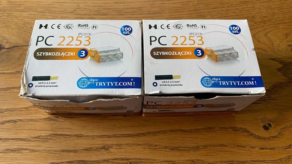 Szybkozłączka instalacyjna PC2253 3x2,5mm