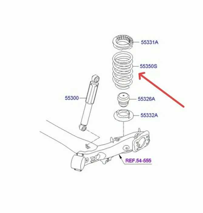 Задние пружины Hyundai Elantra MD-UD 2011-2015