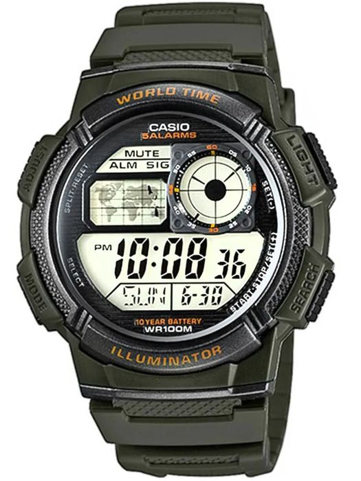 zegarek męski casio ae-1000w-3avdf + box