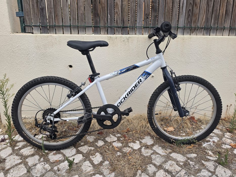 Bicicleta BTT criança Decathlon 20" branco