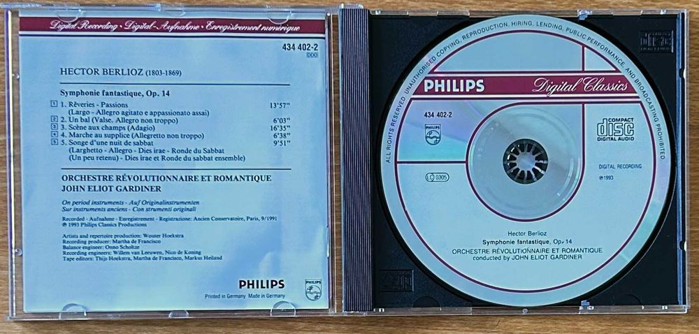 Berlioz - Symphonie Fantastique - 1993 - CD