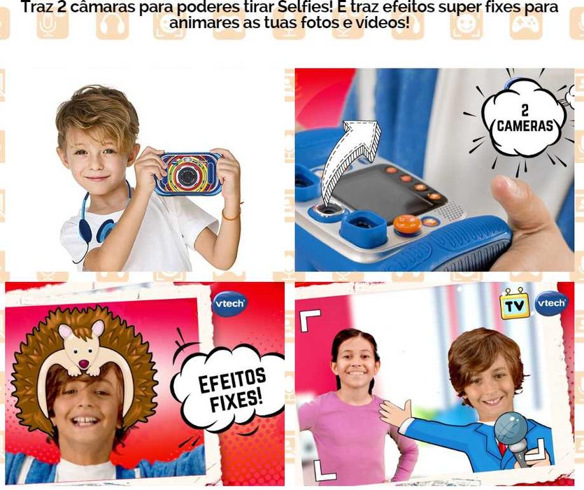 Kidizoom Duo - Maquina fotográfica multimedia infantil 10 em 1