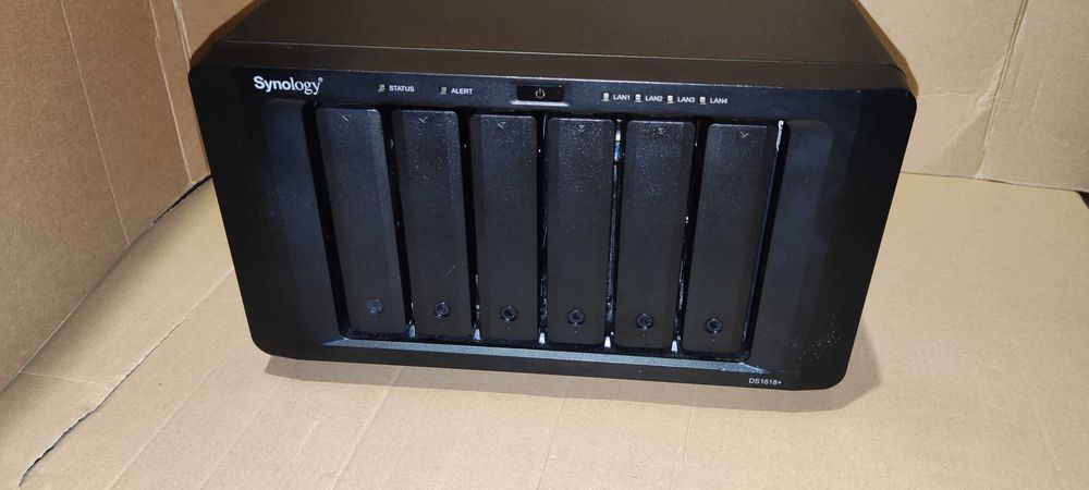 Synology DS1618+ 16GB RAM, PCI-ex (Quad Core Intel CPU) DSM 7.3