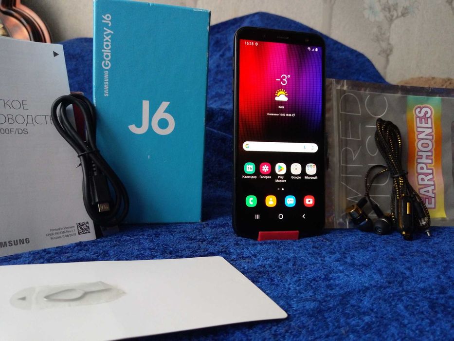 Samsung Galaxy 6 - 32Gb, Android 10, Super AMOLED, Полный комплект