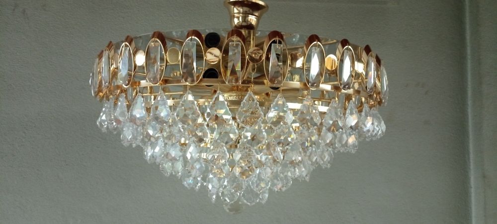 Candeeiro de cristal tipo plafon novo