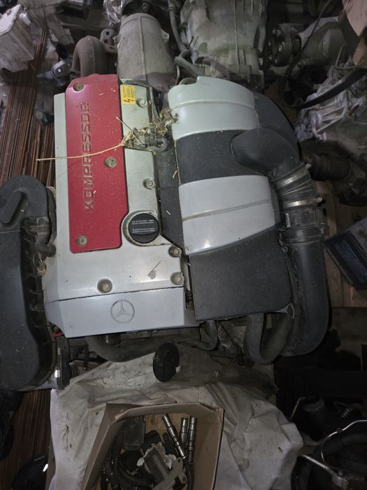 Mercedes w203 silnik kompresor skrzynia biegow  komplet