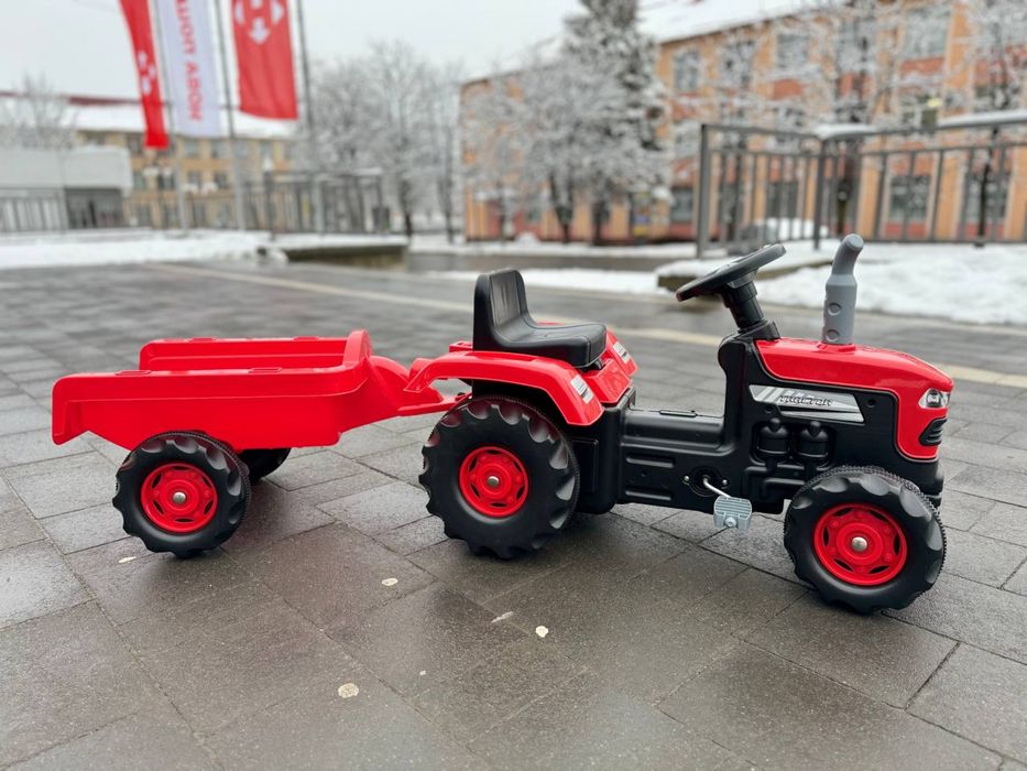 Тракторець, червоний трактор, дитячий трактор