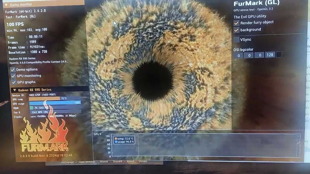 Вiдеокарта rx 580 на 8 gb