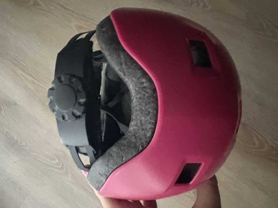 Decathlon Oxelo różowy kask rowerowy XS 47-52