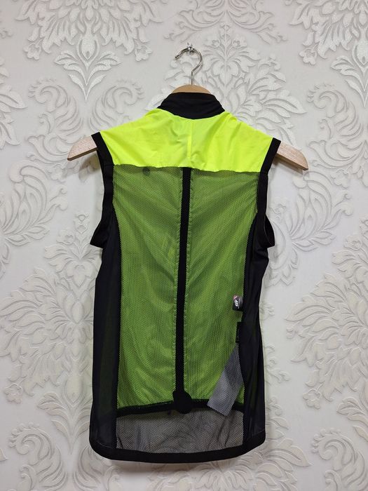 Kamizelka żółta ASSOS UMA GT WIND VEST C2 optic yellow  szosowa damska XS
