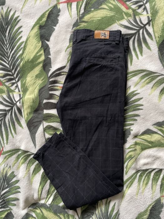 Bawełniane damskie spodnie Burberry rozmiar 32