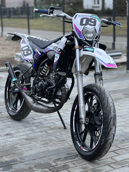 Sherco sm se 75/50  supermoto nie, rieju, derbi yamaha beta