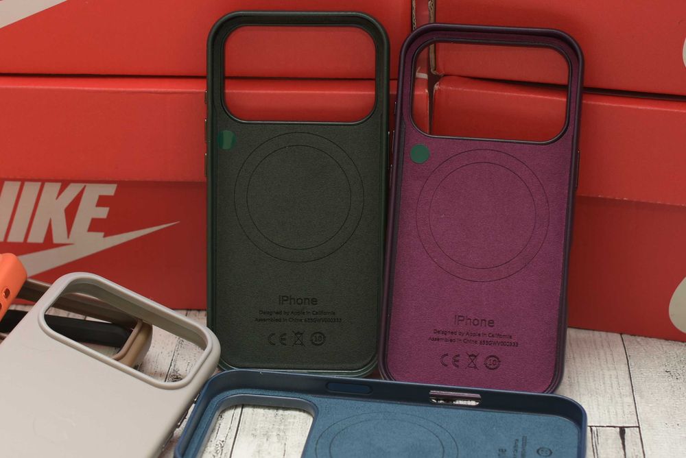 Шкіряний чохол чехол Leather Case iPhone 17 Pro Max Air Анімація