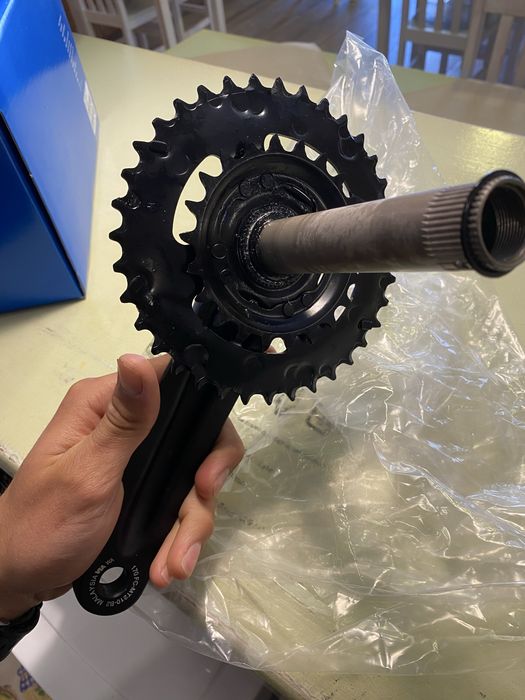 Pedaleira Shimano 2 velocidades