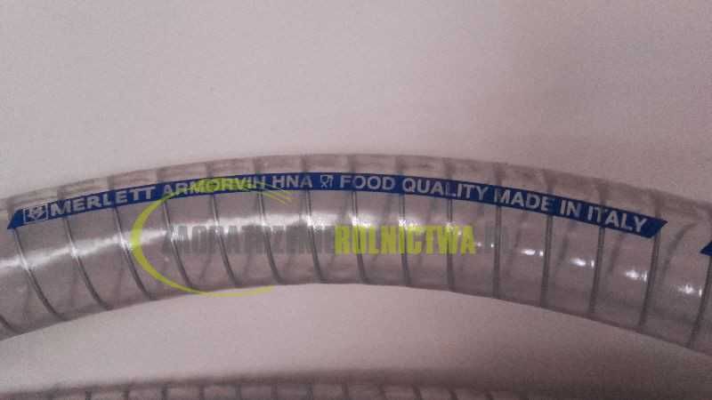 Przewód zbrojony do transportu mleka 30x39mm do dojarki