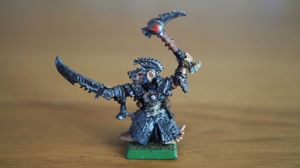 Figurka Games Workshop, Warhammer, Queek Headtaker, 1995r.
