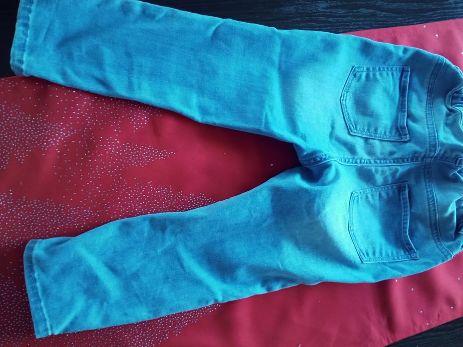 Spodnie jeansowe myszka Miki r.92 hm