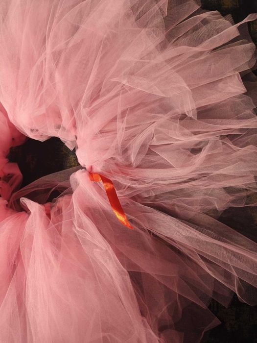 Różowa spódniczka z tiulu tutu 116-128