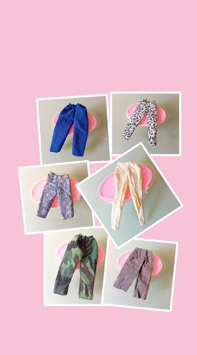 Barbie vários estilos de calças .