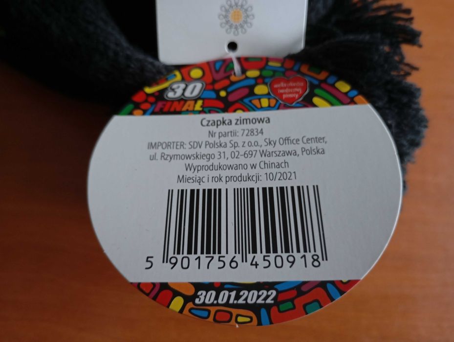 Czapka zimowa WOŚP