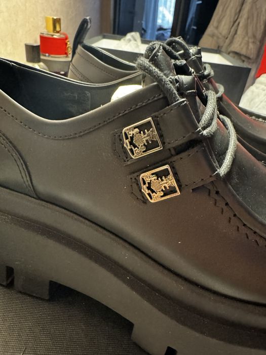 Туфли Дерби На платформе Кожа ELIZABETTA FRANCHI