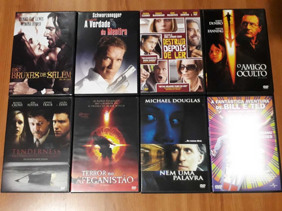 Filmes diversos em DVD